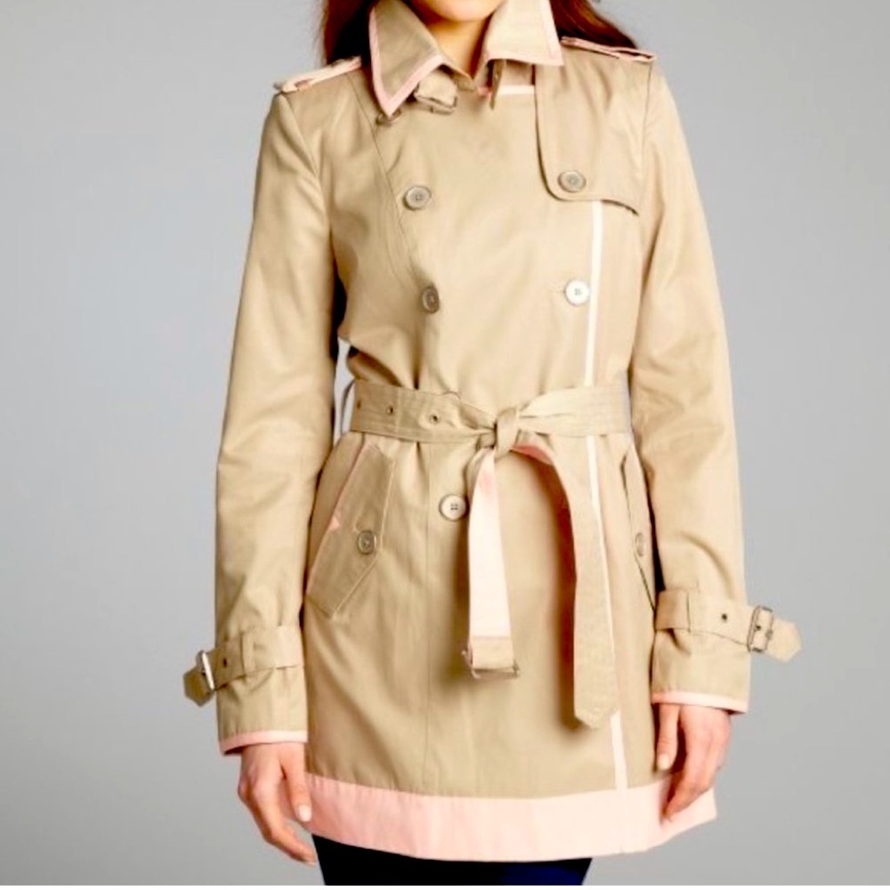 Sam Edelman Women's Spring Trench Coat & Jacket | Pink | Tan |